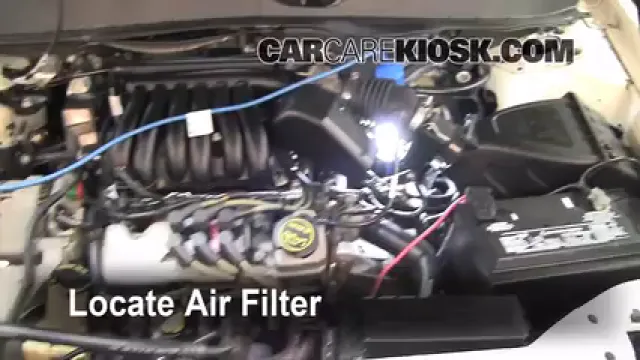 2002 Ford Taurus SE 2-Valve 3.0L V6 Air Filter (Engine) Replace